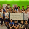 Des élèves de l’école du Grand-Chêne remettent 3 050 $ à la Fondation québécoise du cancer