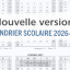 Calendrier scolaire | Année 2026-2027