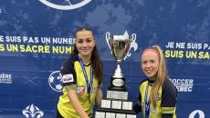 Deux élèves remportent la Coupe Québec en soccer féminin!