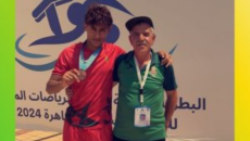 Un élève médaillé de bronze au Championnat arabe junior des sports aquatiques