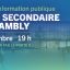 Soirée d’information publique – École secondaire de Chambly