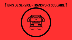 Bris de service du transport scolaire à prévoir du 9 au 11 février