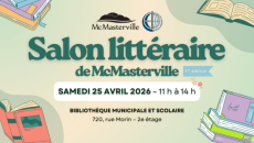 Invitation à tous : Salon littéraire de McMasterville